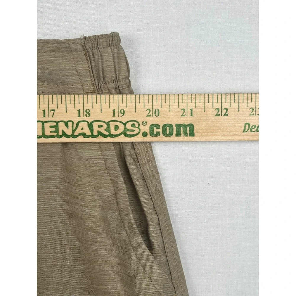 Reel Legends Performance Cargo Shorts Mens XL Khaki Tan Stretch Fishing Outdoor - Picture 4 of 8
